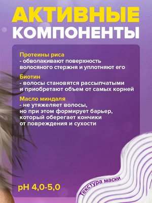 Концепт Маска для объема волос Идеальный объем CONCEPT FUSION Perfect Volume, 500 мл