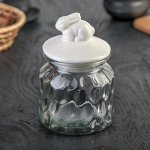 Банка для сыпучих продуктов «Зайчонок», 650 мл, 11?11?13 см