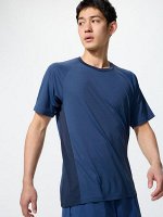 UNIQLO - спортивная футболка с функцией Dry EX - 67 BLUE