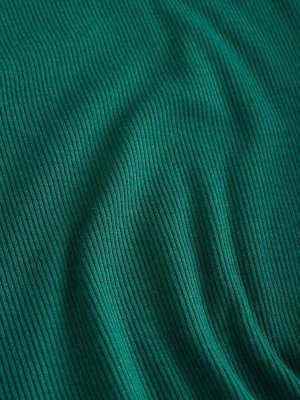 Forest Green - Боди с длинными рукавами и воротником-стойкой
