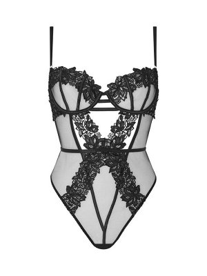 Ann Summers Незаменимый цветочный гипюровый боди без подкладки