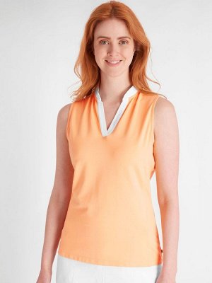 Рубашка поло Calvin Klein Golf Dayrton оранжевая