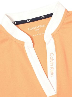 Оранжевая рубашка-поло Calvin Klein Golf Dayrton