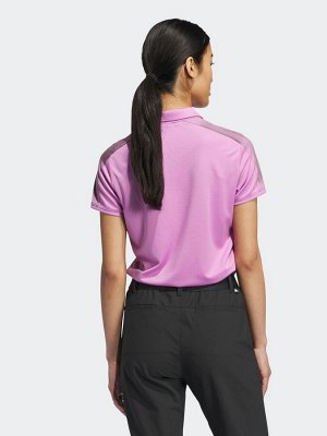 Рубашка поло adidas Golf Purple Ultimate365 с принтом