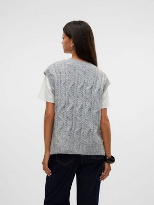VERO MODA Пуловер с круглым вырезом, трикотажный жилет