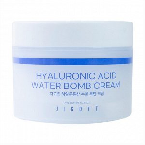 Крем для лица увлажняющий с гиалуроновой кислотой Jigott Hyaluronic Acid Water bomb Cream 150мл