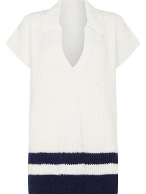 Crew Clothing Company Кремовый Тосканский Пончо