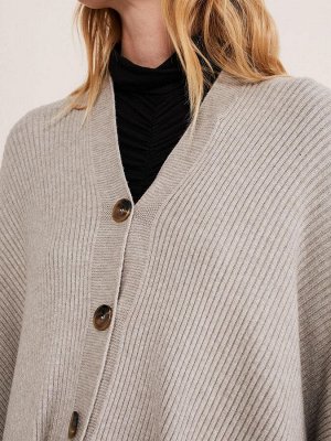 Пончо Phase Eight Blue Ribbed Buttons
