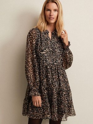 Платье-мини Shreya с леопардовым принтом Phase Eight Neutral