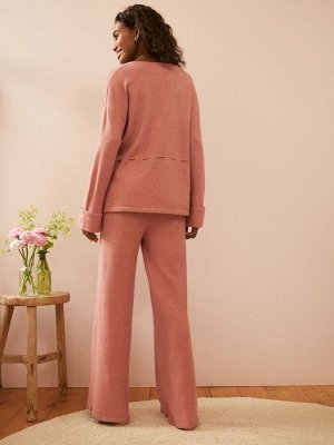 Джемпер Laura Ashley Lounge Co-ord с V-образным вырезом