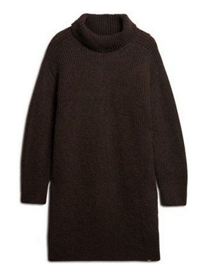 Трикотажное платье-джемпер Superdry с круглым вырезом