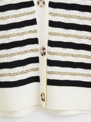Кардиган Oliver Bonas Black Sparkle Stripe