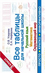 Узорова О.В. Все таблицы для 3 класса. Русский язык. Математика. Окружающий мир.