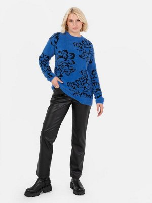 Синий - Джемпер Lovedrobe Floral Jacquard