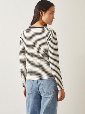 Кардиган из джерси Monsoon Sil Stripe