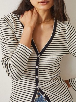 Кардиган из джерси Monsoon Sil Stripe