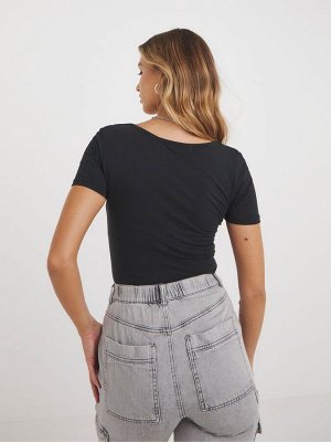 Боди Simply Be из 100% хлопка с коротким рукавом