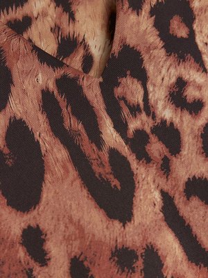 Боди River Island с леопардовым принтом и V-образным вырезом
