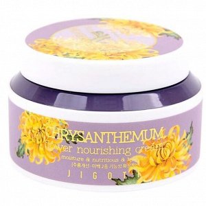Питательный крем для лица с экстрактом хризантемы Jigott Chrysanthemum Flower 100мл