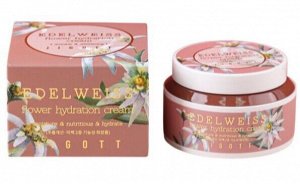 Увлажняющий крем для лица с экстрактом эдельвейса Jigott Edelweiss Flower 100мл