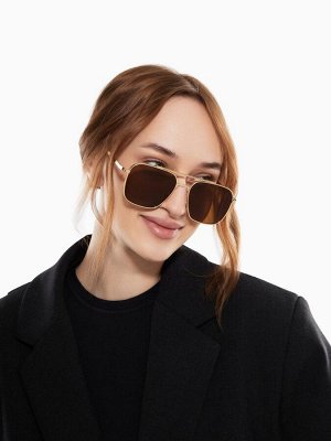 Очки солнцезащитные uv 400, дужка 13.1 см, ширина 12.5 см, линза 4.9x5.3 см