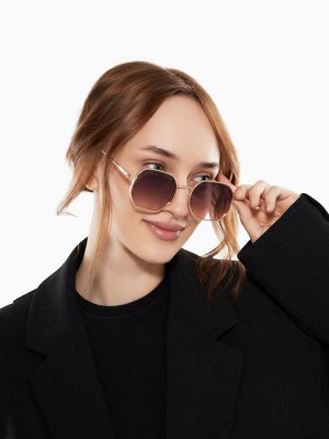 Очки солнцезащитные uv 400, дужка 12.8 см, ширина 12.8 см, линза 4.6x5.4 см