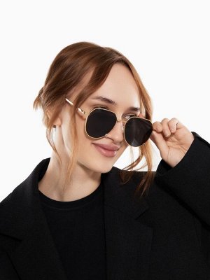 Очки солнцезащитные uv 400, дужка 13 см, ширина 12.5 см, линза 5.1x5.4 см