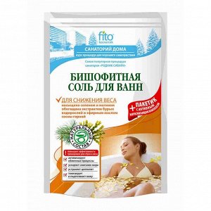 Фитокосметик Соль для ванн Бишофитная для снижения веса 500 г