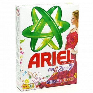 Ariel Стиральный порошок Color&Style автомат 450 г