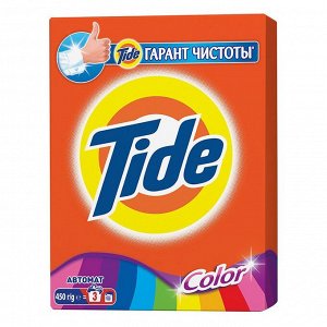 Tide Стиральный порошок Color для цветного белья автомат 450 г