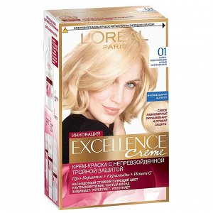 L’Oreal Краска для волос Excellence 01 Супер-осветляющий русый натуральный