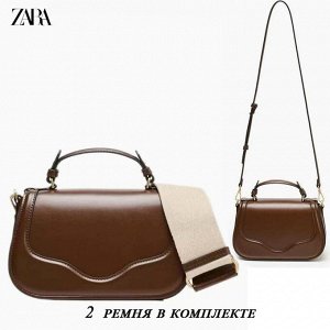 Сумка Сумка бренда &quot; ZARA &quot;- это всегда отменный стиль и высокое качество.
Материал : экокожа
Размер: 23-16-7 см