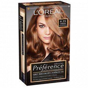 L’Oreal Краска для волос Preference 6.35 Гавана Светлый янтарь