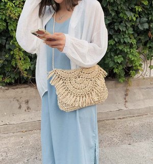 Сумка Видео: https-//www.modernbag.ru/media/upload/%D0%BD%D0%B0%D0%B1%D0%BE%D1%80%201/BG-S-201%20(1).mp4	Плетеная соломенная&nbsp; сумка.
Размер и наполнение: см.фото и видео&nbsp;