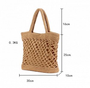 Сумка Видео: https-//www.modernbag.ru/media/upload/%D0%BD%D0%B0%D0%B1%D0%BE%D1%80%201/BG-S-204%20(1).mp4	Модная вязаная сумка.
Материал: хлопок с полистером
Размер и наполнение: см.фото и видеоВнутрен