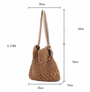 Сумка Видео: https-//www.modernbag.ru/media/upload/%D0%BD%D0%B0%D0%B1%D0%BE%D1%80%201/BG-S-208%20(1).mp4	Плетеная соломенная&nbsp; сумка.
Размер и наполнение: см.фото и видео&nbsp;