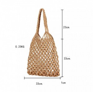 Сумка Видео: https-//www.modernbag.ru/media/upload/%D0%BD%D0%B0%D0%B1%D0%BE%D1%80%201/BG-S-211%20(1).mp4	Модная вязаная сумка.
Материал: хлопок с полистером
Размер и наполнение: см.фото и видео&nbsp;
