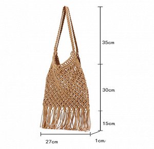 Сумка Видео: https-//www.modernbag.ru/media/upload/%D0%BD%D0%B0%D0%B1%D0%BE%D1%80%201/BG-S-221%20(1).mp4	Модная вязаная сумка.
Материал: хлопок с полистеромВнутренняя сумка в комплекте.
Размер и напол