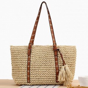 Сумка Видео: https-//www.modernbag.ru/media/upload/%D0%BD%D0%B0%D0%B1%D0%BE%D1%80%201/BG-S-240%20(1).mp4	Плетеная соломенная&nbsp; сумка.
Размер и наполнение: см.фото и видео&nbsp;