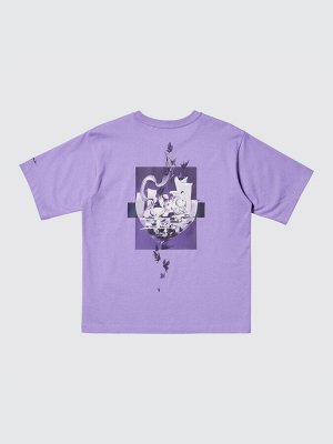 UNIQLO UT - хлопковая футболка с дизайном Pop Mart х SKULLPANDA - 73 PURPLE