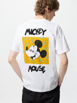 UNIQLO UT - хлопковая футболка Микки Маус - 00 WHITE