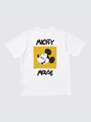 UNIQLO UT - хлопковая футболка Микки Маус - 00 WHITE