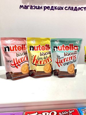 Бисквитные печенье Nutella Biscuits / Нутелла с шоколадной начинкой / Нутела из Европы 304 гр