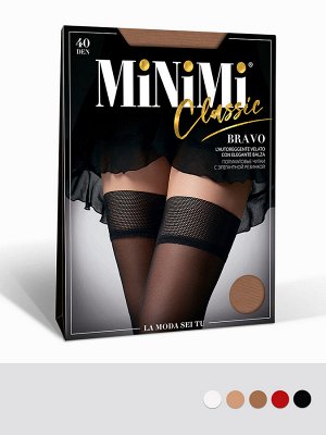 omsa Чулки BRAVO 40  (MINIMI) с элегантной резинкой с рисунком «соты» на силиконовой основе