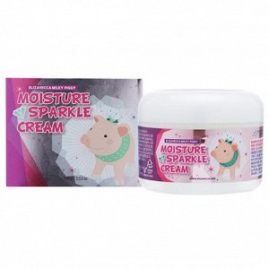 Увлажняющий крем для лица с эффектом сияния Elizavecca Milky Piggy moisture sparkle cream 100мл