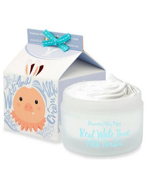 Крем для лица осветляющий Elizavecca Milky Piggy real white time milk cream 100мл