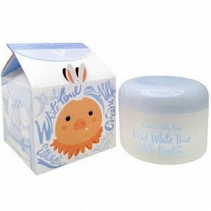 Крем для лица осветляющий Elizavecca Milky Piggy real white time milk cream 100мл