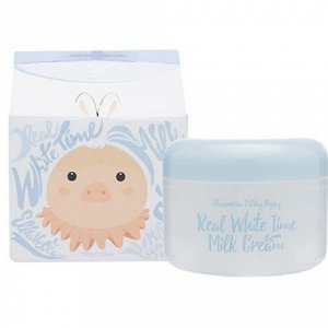 Крем для лица осветляющий Elizavecca Milky Piggy real white time milk cream 100мл