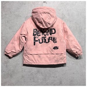 Куртка Куртка для девочки.
Время года: весна/осень. Утеплитель: синтепон 80гр.
Модель свободного кроя. Низ куртки регулируемый. Капюшон глубокий с регулировкой.