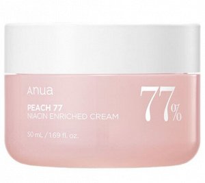 Обогащенный крем для гладкой кожи Anua Peach 77 Niacin Enriched Cream 50мл